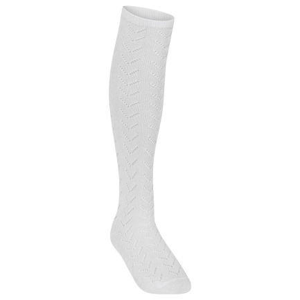 Zeco White Pelerine Knee high socks, Socks & Tights