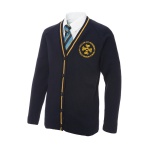 Our Lady St Werburghs Stripe Knitted Cardigan, SHOP GIRLS