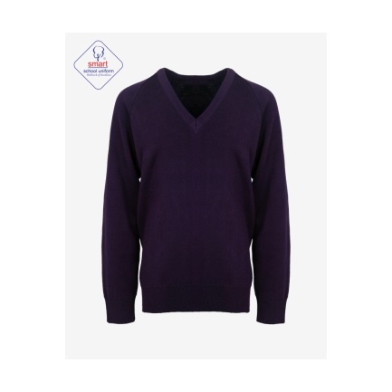 Edenhurst Purple Knit Vee, SHOP GIRLS