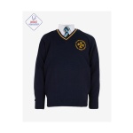 Our Lady St Werburghs Stripe Knitted Vee, SHOP BOYS, SHOP GIRLS