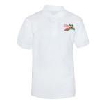 Oxhey First White Polo, SHOP BOYS, SHOP GIRLS