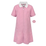 St Margaret Junior Pink Gingham Dress, SHOP GIRLS