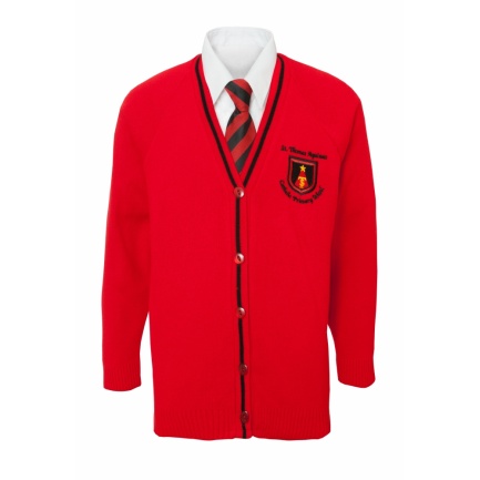 St Thomas Aquinas Knitted Cardigan, SHOP GIRLS