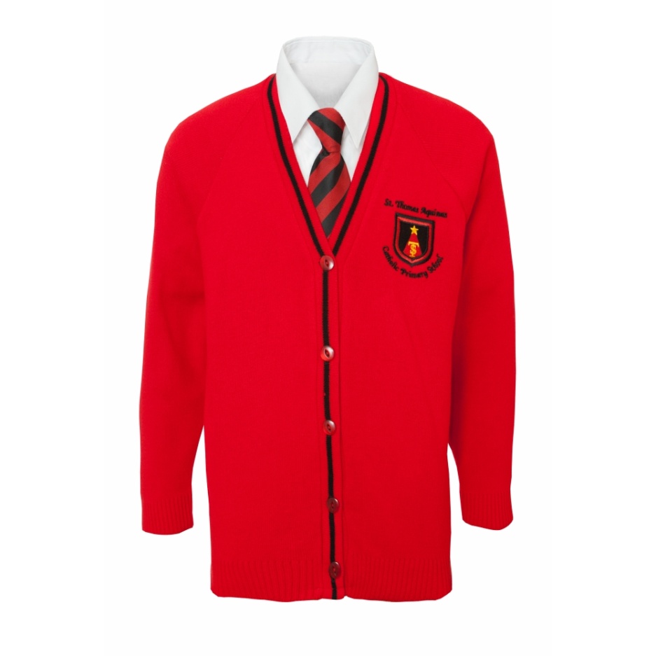 St Thomas Aquinas Knitted Cardigan, SHOP GIRLS