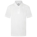 Plain ZECO White Polo, POLO SHIRTS