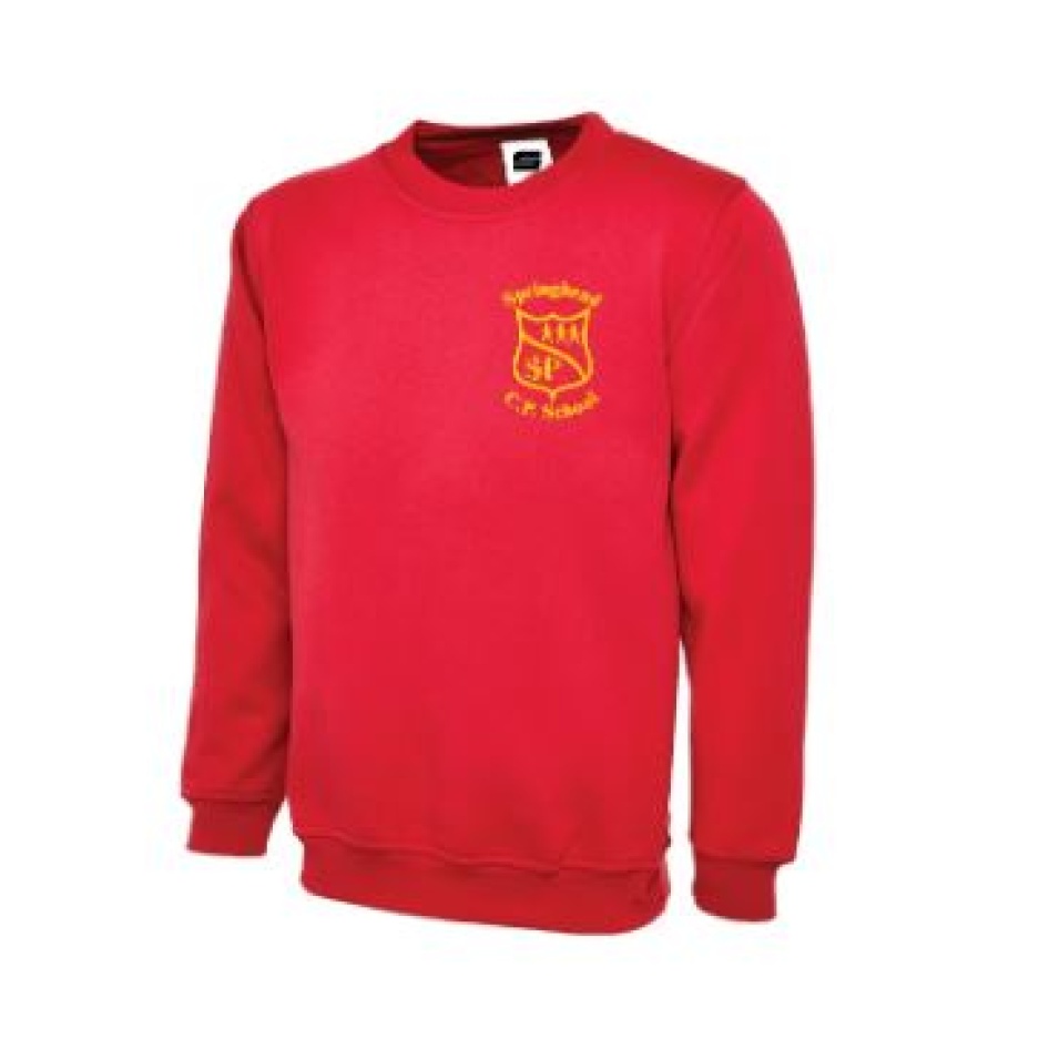 Springhead Primary Crewneck Jumpers, Shop Boys, Shop Girls