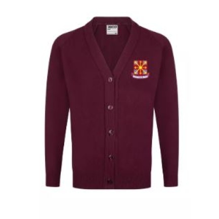 St George & St Martins Academy Knitted Cardigan, Shop Boys, Shop Girls