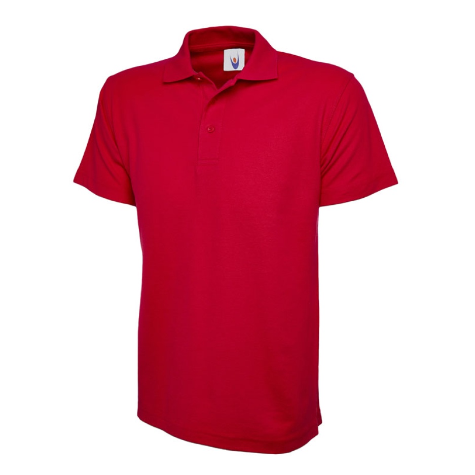 Newford White+ Red Polo (plain), SHOP BOYS, SHOP GIRLS