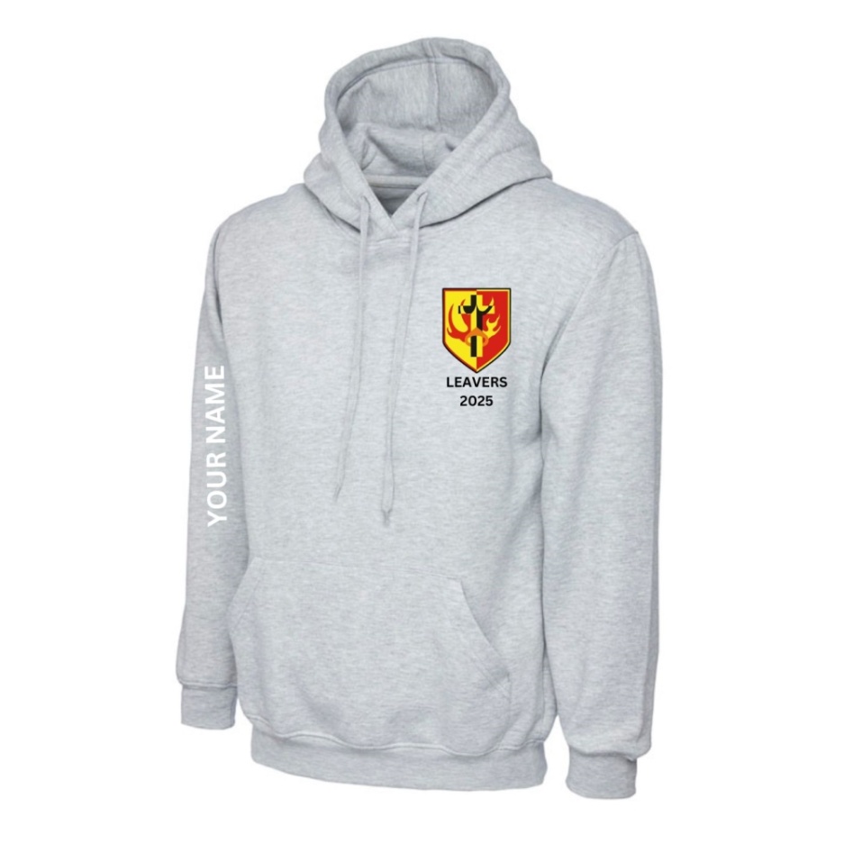 St Margaret Ward Leavers Hoodie (Name on Sleeve), St Margarets Ward Catholic Academy, Leavers Hoodies – Collect From School, LEAVERS HOODIE (NAME ON SLEEVE)