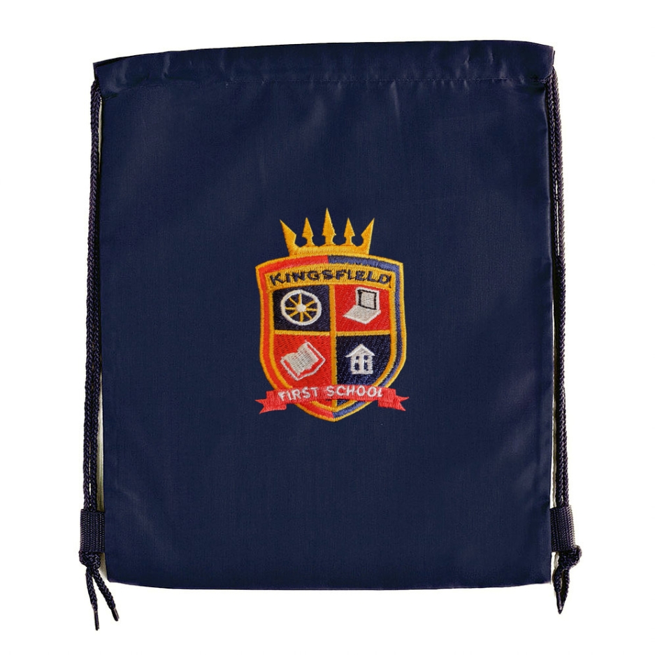 Kingsfield Primary GymSac Bag, KINGSFIELD FIRST SCHOOL, SHOP BOYS, SHOP GIRLS