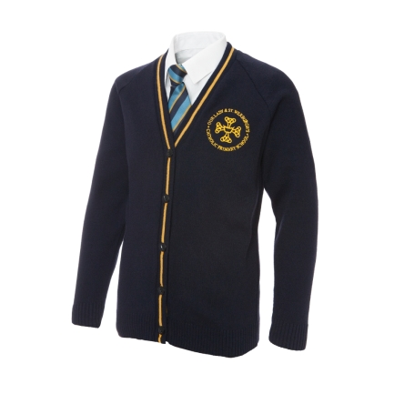 Our Lady St Werburghs Stripe Knitted Cardigan, SHOP GIRLS
