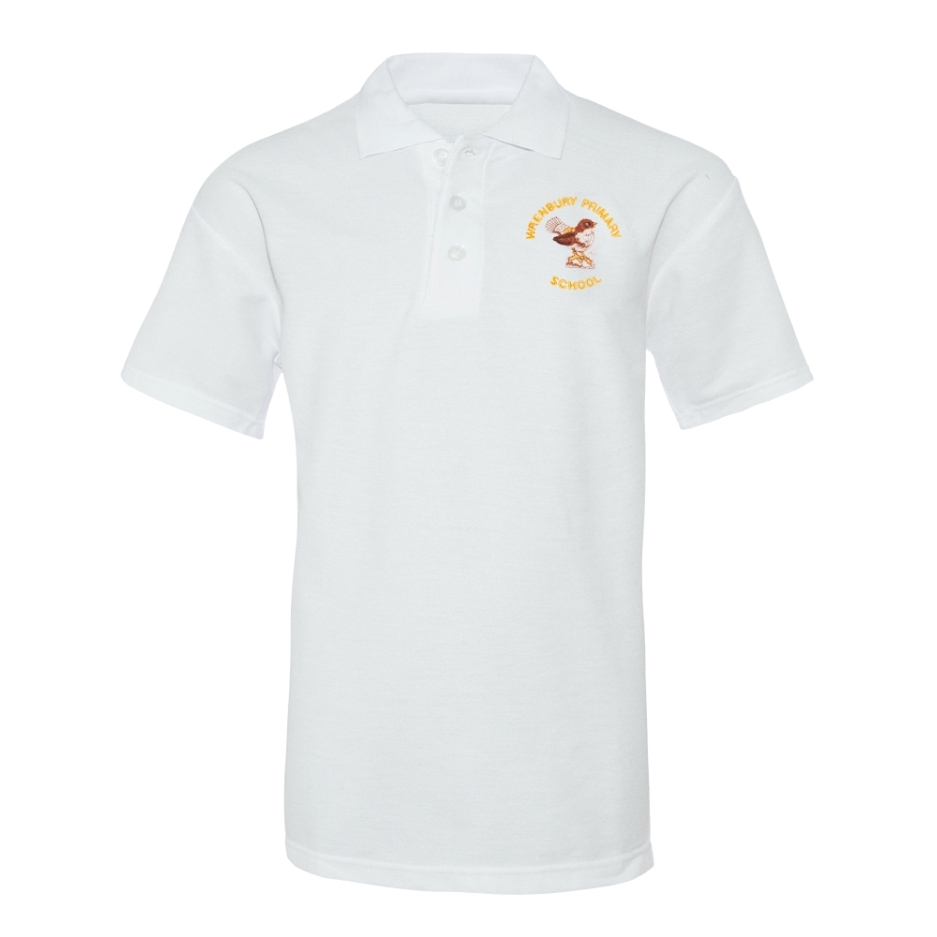 Wrenbury Uniform White Polo, SHOP BOYS, SHOP GIRLS