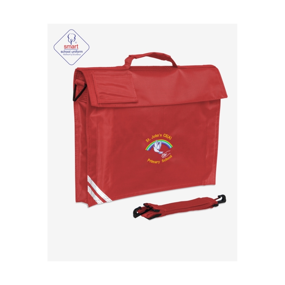 St Johns Trent Vale Shoulder BookBag, SHOP BOYS, SHOP GIRLS
