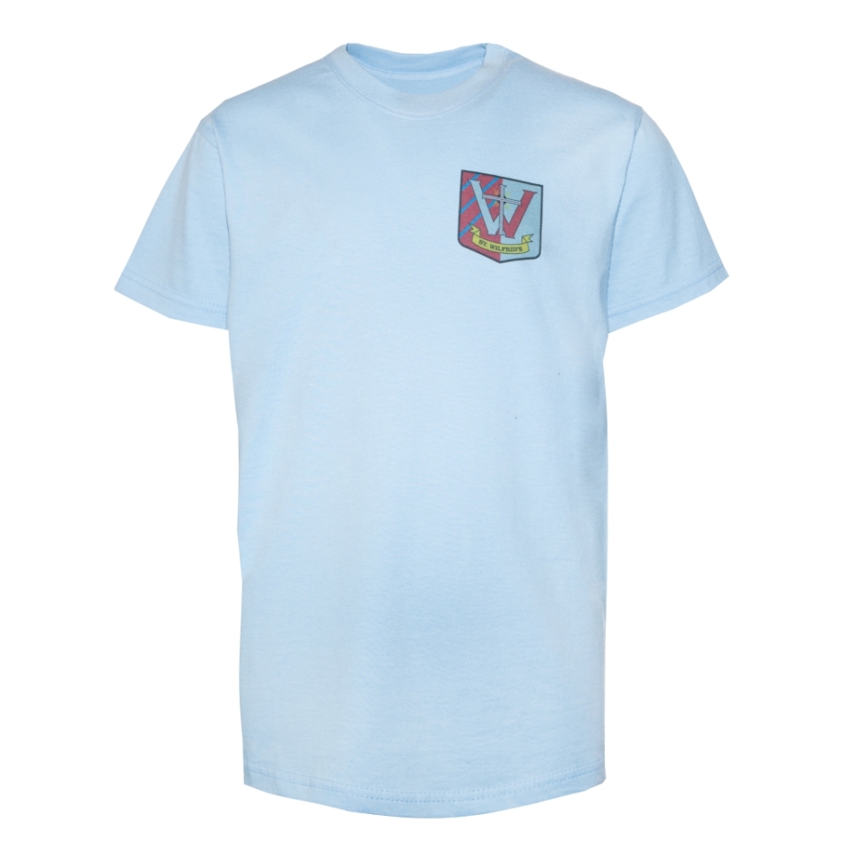 St Wilfreds Sky PE TEE, SHOP BOYS, SHOP GIRLS