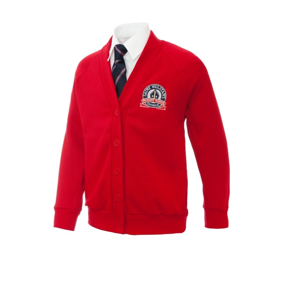 St Wulstans smart Cardigan, SHOP GIRLS, ST WULSTAN'S CATHOLIC PRIMARY