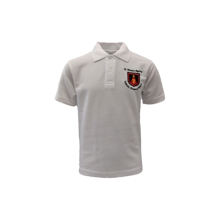 St Thomas Aquinas Uniform Polo White, SHOP BOYS, SHOP GIRLS