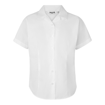 2pk Open Collar Short Sleeved Summer Blouse, SHIRTS & BLOUSES, SHOP GIRLS