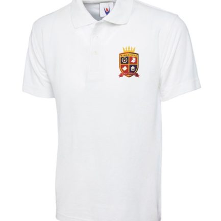Kingsfield Staff Polo (White + Navy), KINGSFIELD FIRST SCHOOL, SHOP STAFF