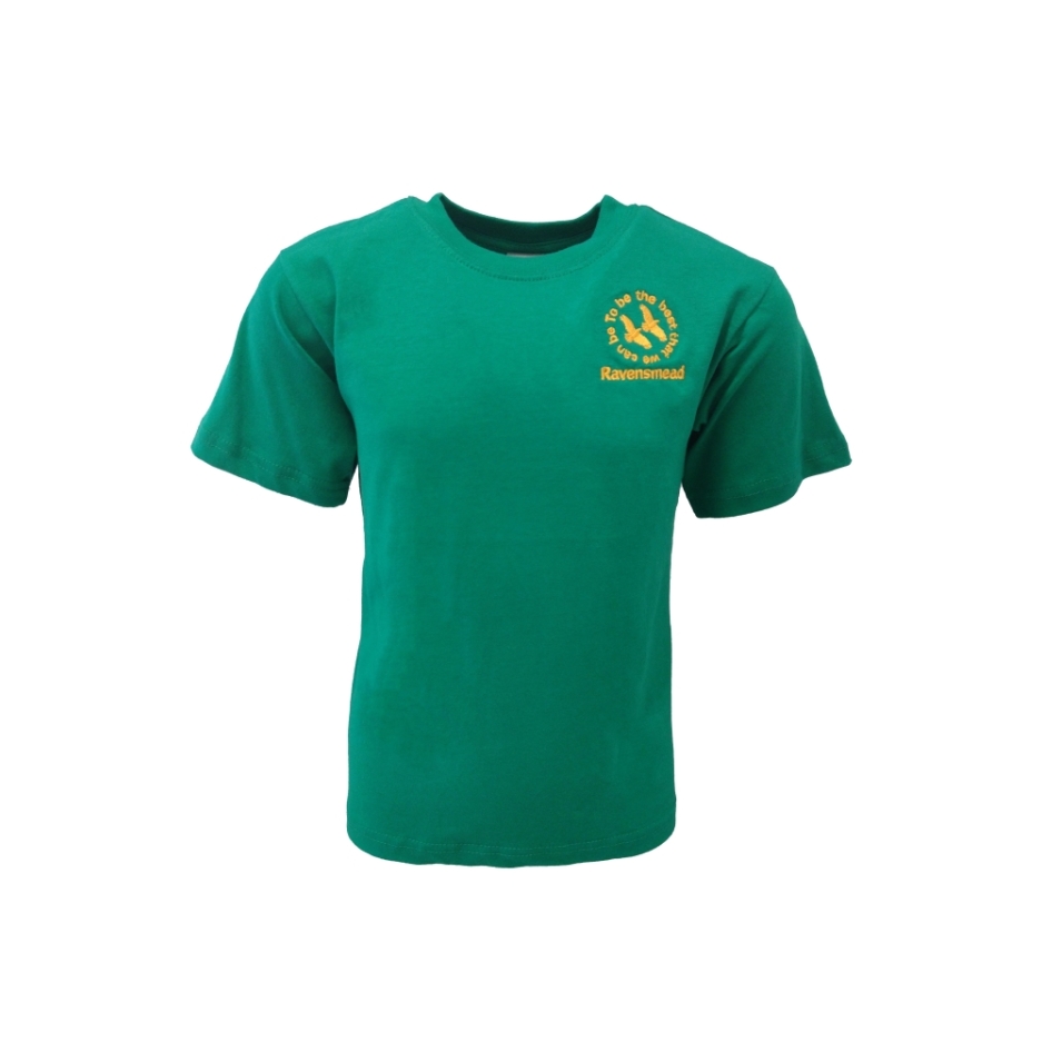 Ravensmead PE Tees Colours, SHOP BOYS, SHOP GIRLS