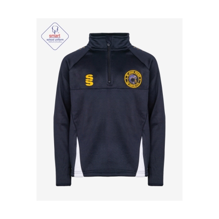 St John Fisher 1/4 Zip Top, SHOP BOYS, SHOP GIRLS