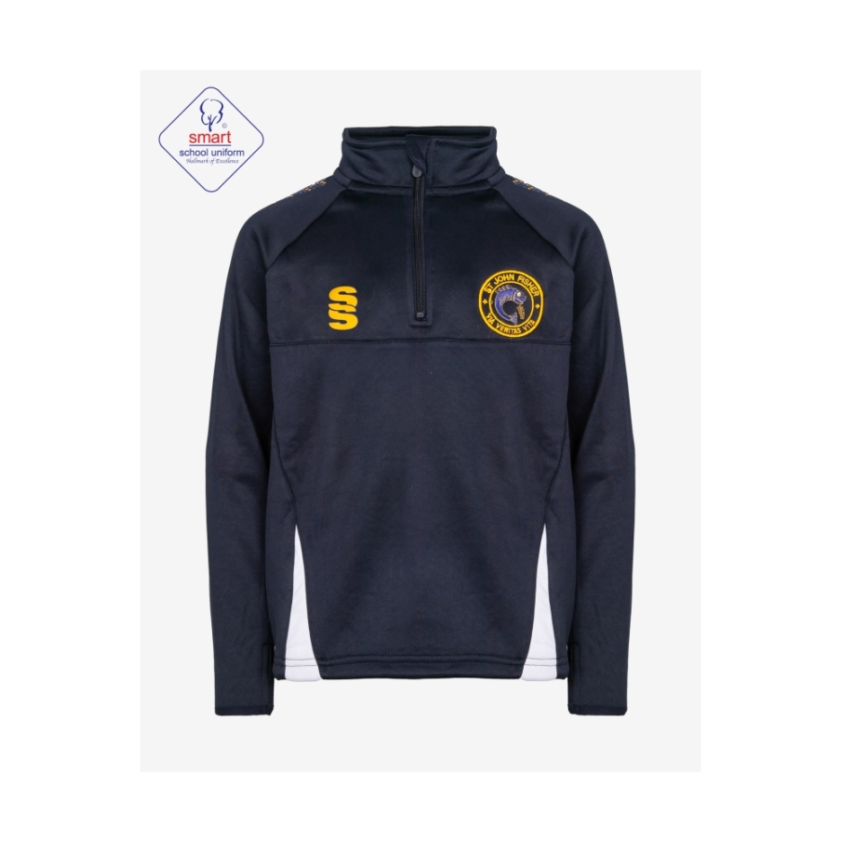 St John Fisher 1/4 Zip Top, SHOP BOYS, SHOP GIRLS