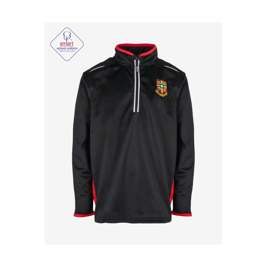 St Joseph's College GCSE Qtr Zip Top, SHOP BOYS, SHOP GIRLS