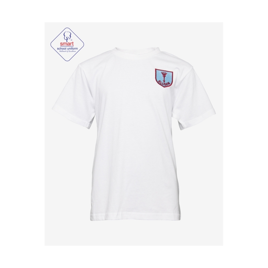 Ellison White PE Tee, SHOP BOYS, SHOP GIRLS