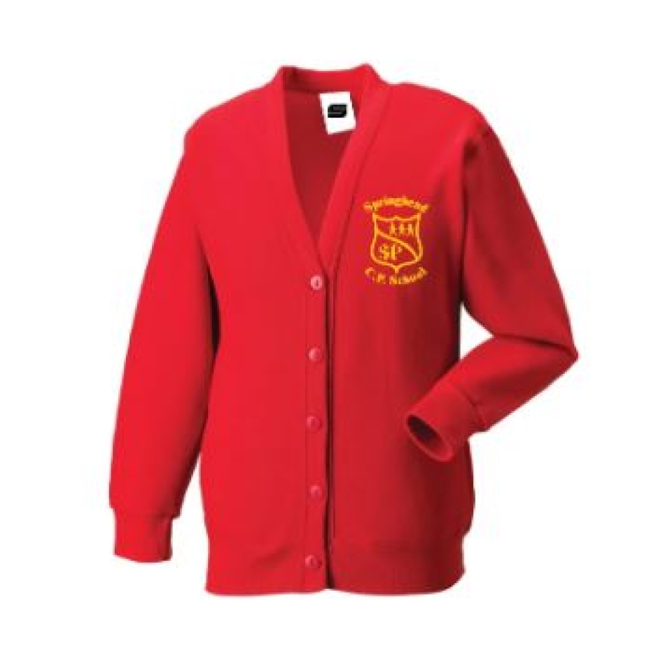Springhead Cardigan, Springhead Primary, Shop Girls