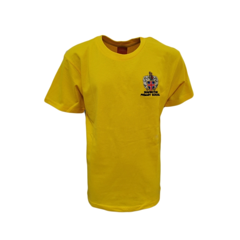 Shavington Primary House PE Tees, SHOP GIRLS, SHAVINGTON PRIMARY SCHOOL, SHOP BOYS