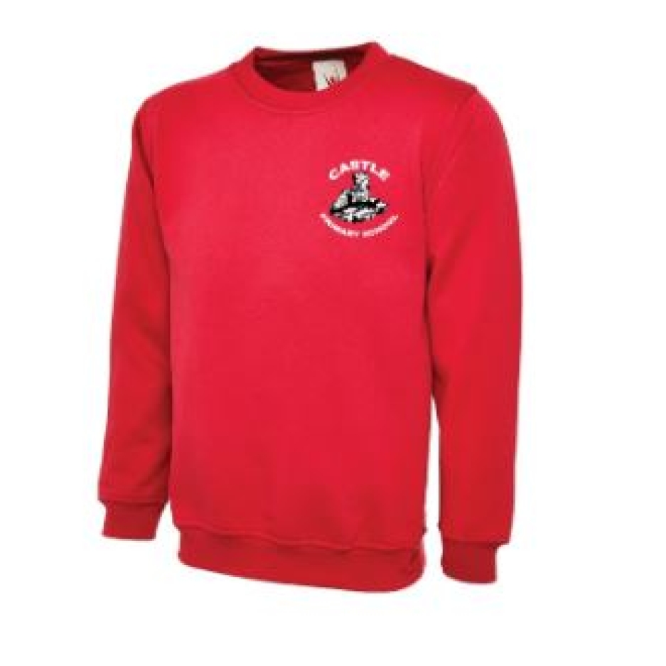 Castle Primary Crewneck Jumper, Shop Girls, Castle Primary School, Shop Boys