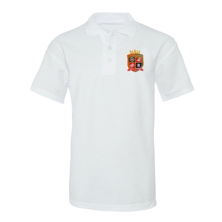 Kingsfield primary Uniform White Polo, KINGSFIELD FIRST SCHOOL, SHOP BOYS, SHOP GIRLS