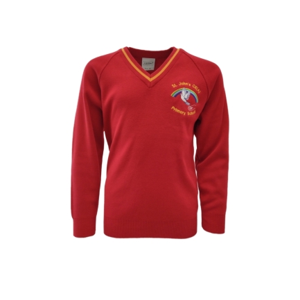 St Johns Trent Vale YR6 Knitted Vee, SHOP BOYS, SHOP GIRLS