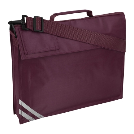 Zeco Maroon Shoulder Book Bag, BAG COLLECTION