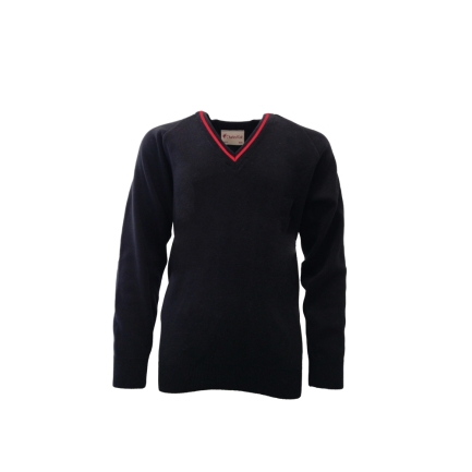 St Josephs College 50/50 Vee Neck Grey & Black, SHOP BOYS, SHOP GIRLS
