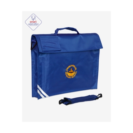 Churchfields Primary Shoulder Book Bag, SHOP BOYS, SHOP GIRLS