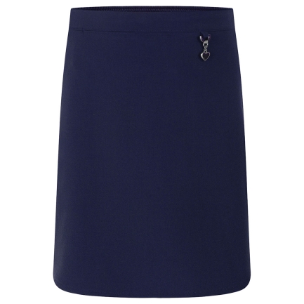 Zeco Lycra Heart Skirt Navy, SHOP GIRLS, SHOP GIRLS, SKIRTS & PINAFORES, SHOP GIRLS