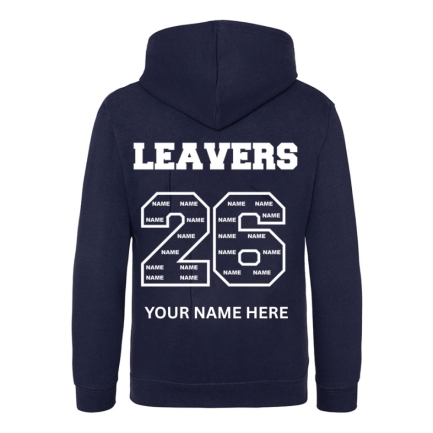 St joes 6TH FORM Leavers Hoodie (Name Front & Back), SHOP YEAR SIXTH FORM LEAVERS HOODIES, Leavers Hoodies Collect From School, SHOP ST JOES 6TH FORM LEAVERS HOODIES (NAME ON FRONT & BACK)